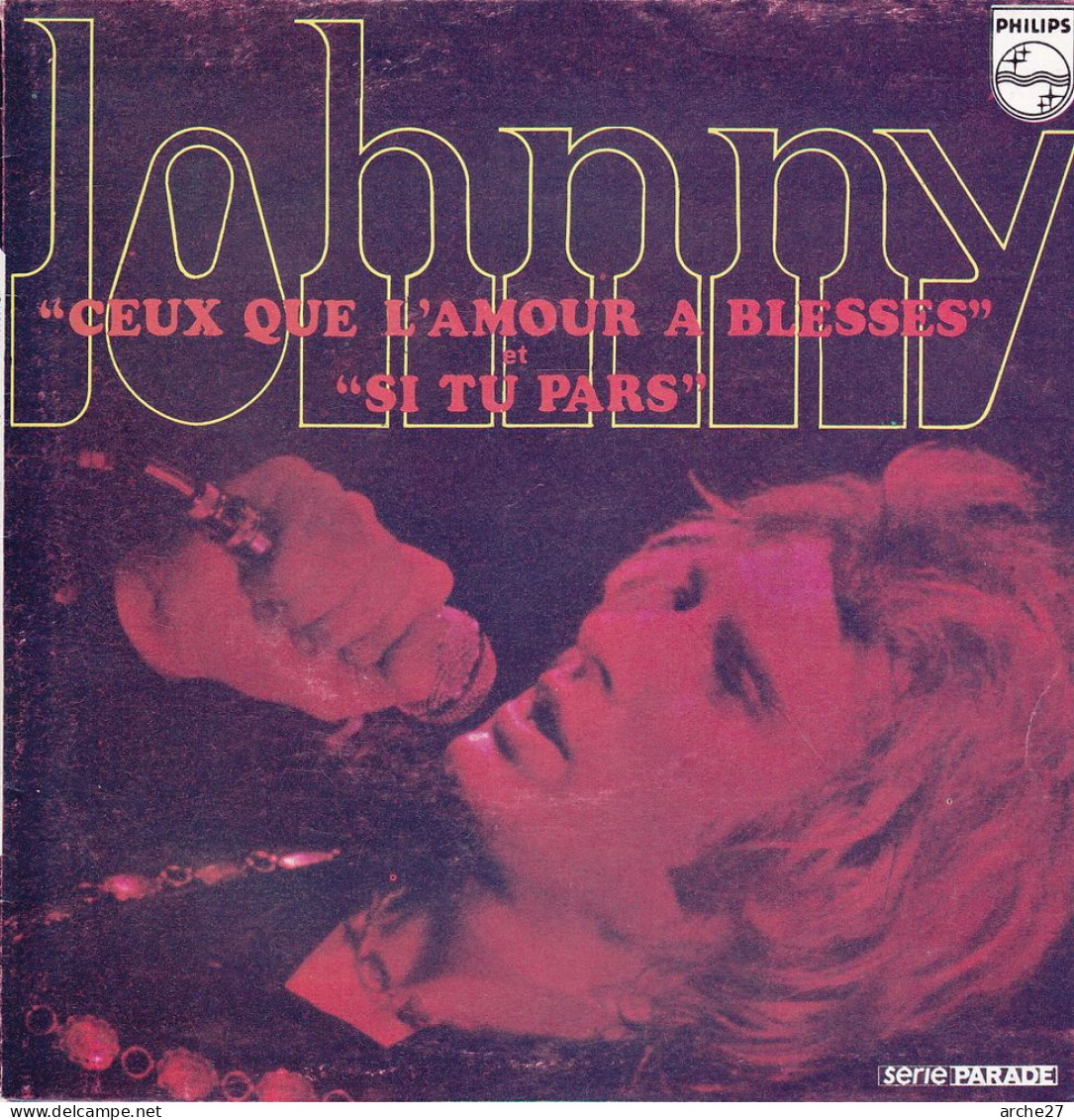 POCHETTE SP 45 TOURS  Johnny HALLYDAY - 336292 (sans Disque) - Accessories & Sleeves