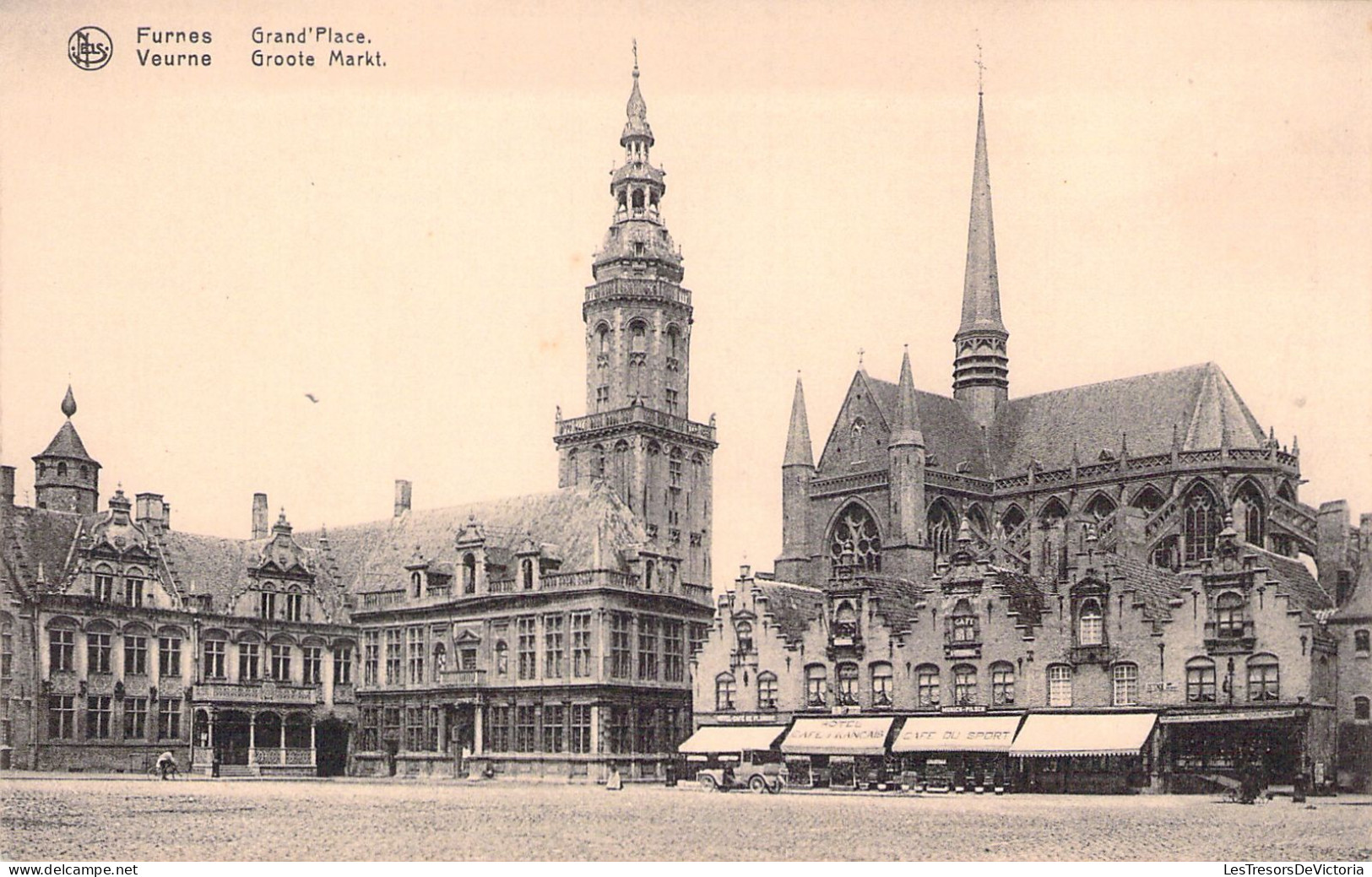 BELGIQUE - FURNES - Grand'Place - Carte Postale Ancienne - Sonstige & Ohne Zuordnung