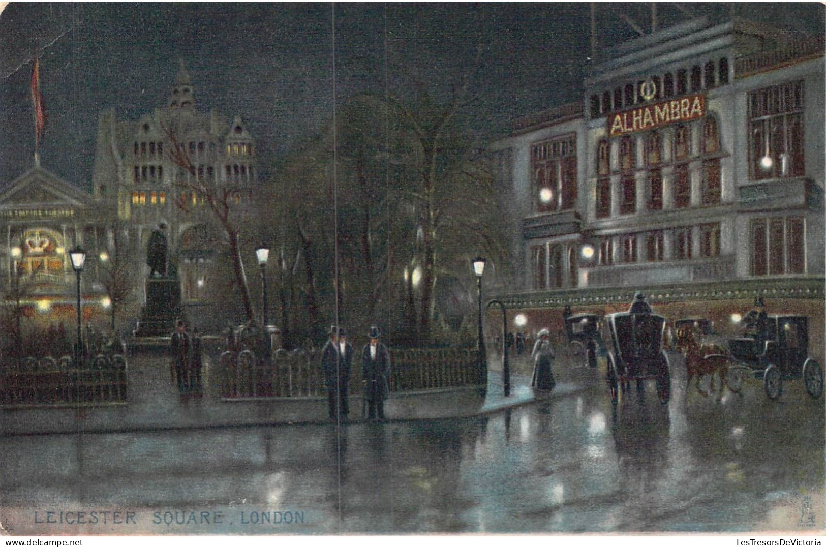 ANGLETERRE - London - Leicester Square - Carte Postale Ancienne - Sonstige & Ohne Zuordnung