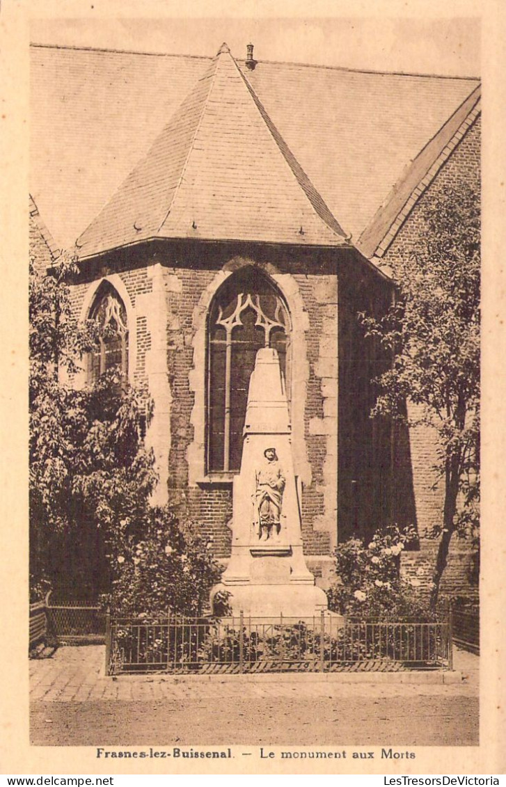 BELGIQUE - FRASNES LEZ BUISSENAL - Le Monument Aux Morts - Carte Postale Ancienne - Frasnes-lez-Anvaing