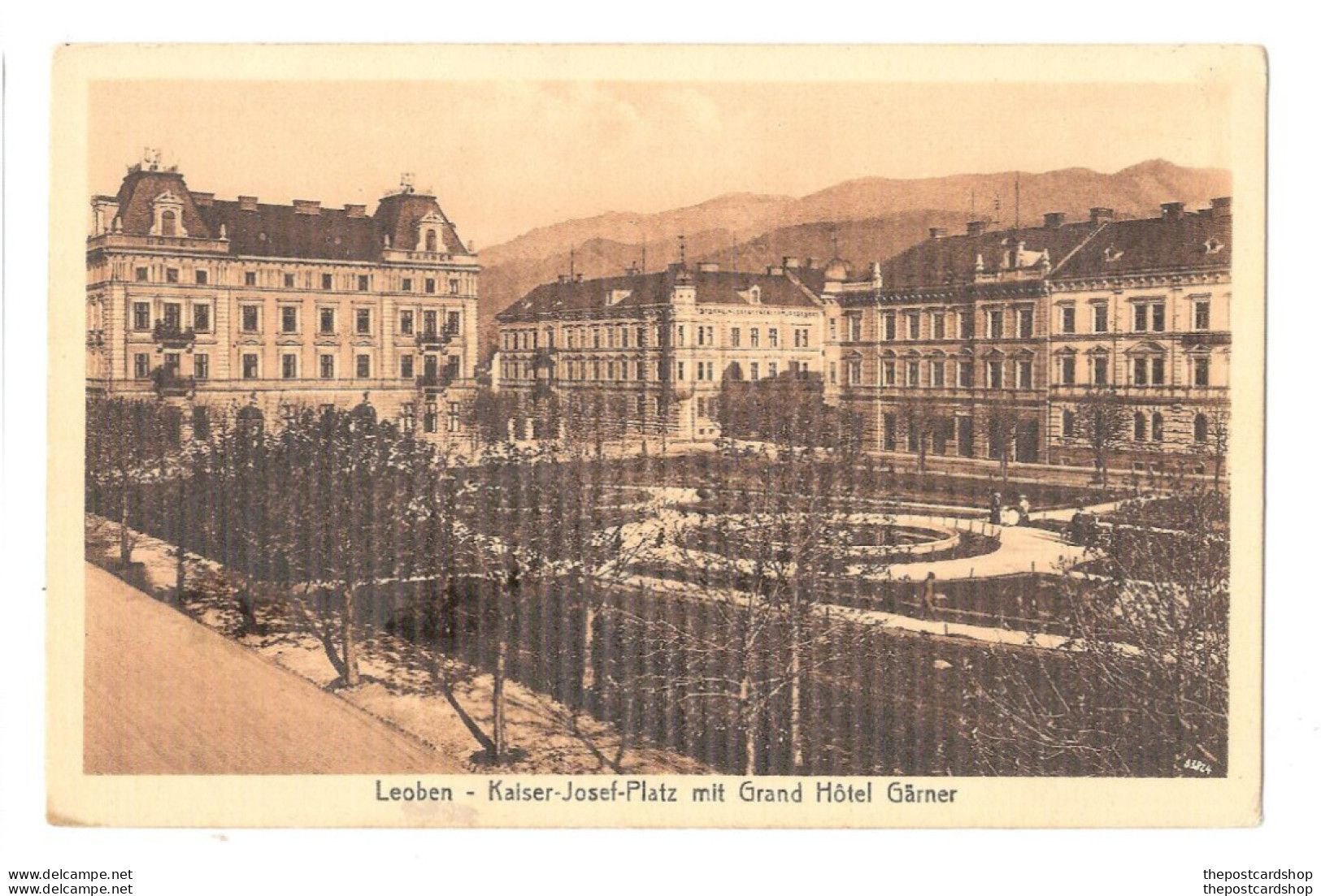 Leoben - Kaiser-Josef Platz Mit Grand Hotel Garner - Verl.: Krall  Austria - Leoben