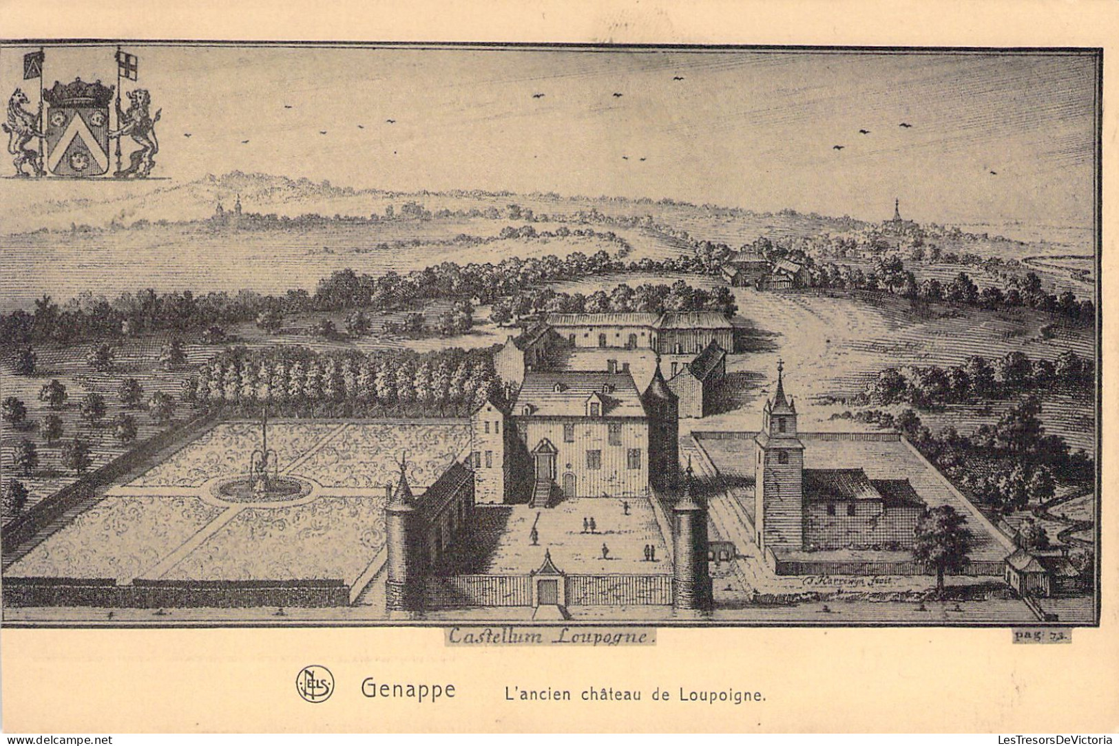 BELGIQUE - Guenappe - L'ancien Château De LOUPOIGNE - Carte Postale Ancienne - Genappe