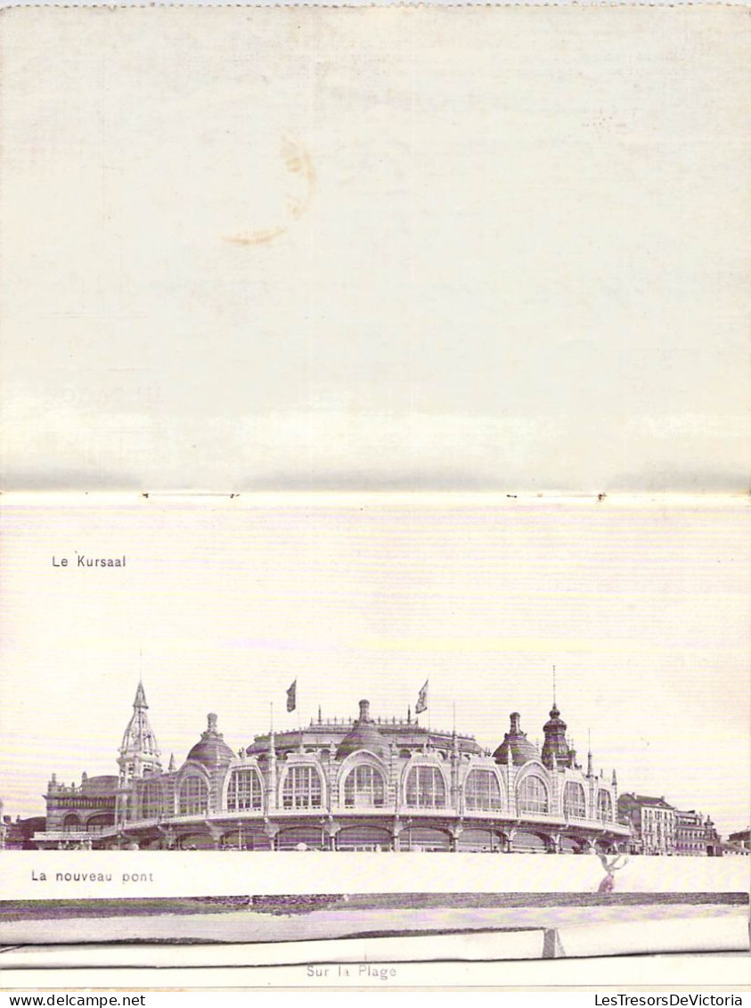 BELGIQUE - OSTENDE - Souvenir D'Ostende - Carte Lettre Illustrée - Carte Postale Ancienne - Oostende