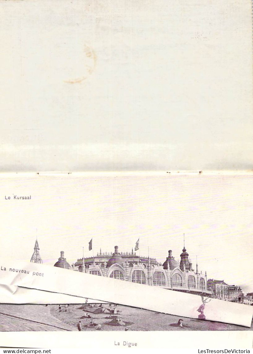 BELGIQUE - OSTENDE - Souvenir D'Ostende - Carte Lettre Illustrée - Carte Postale Ancienne - Oostende