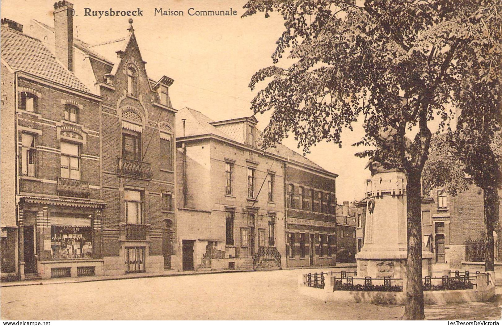 BELGIQUE - RUYSBROECK - Maison Communale - Edition J Bardyn - Carte Postale Ancienne - Sonstige & Ohne Zuordnung