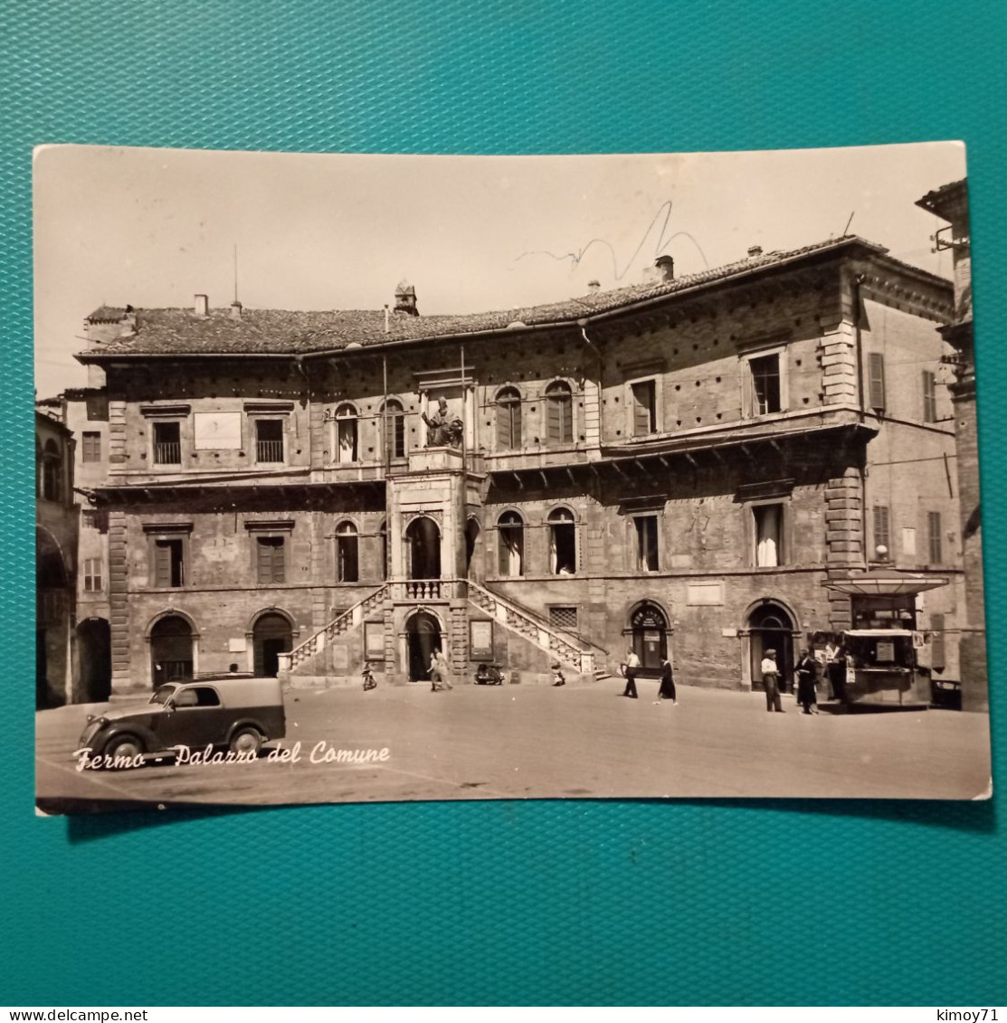 Cartolina Fermo - Palazzo Del Comune. Viaggiata 1957 - Fermo
