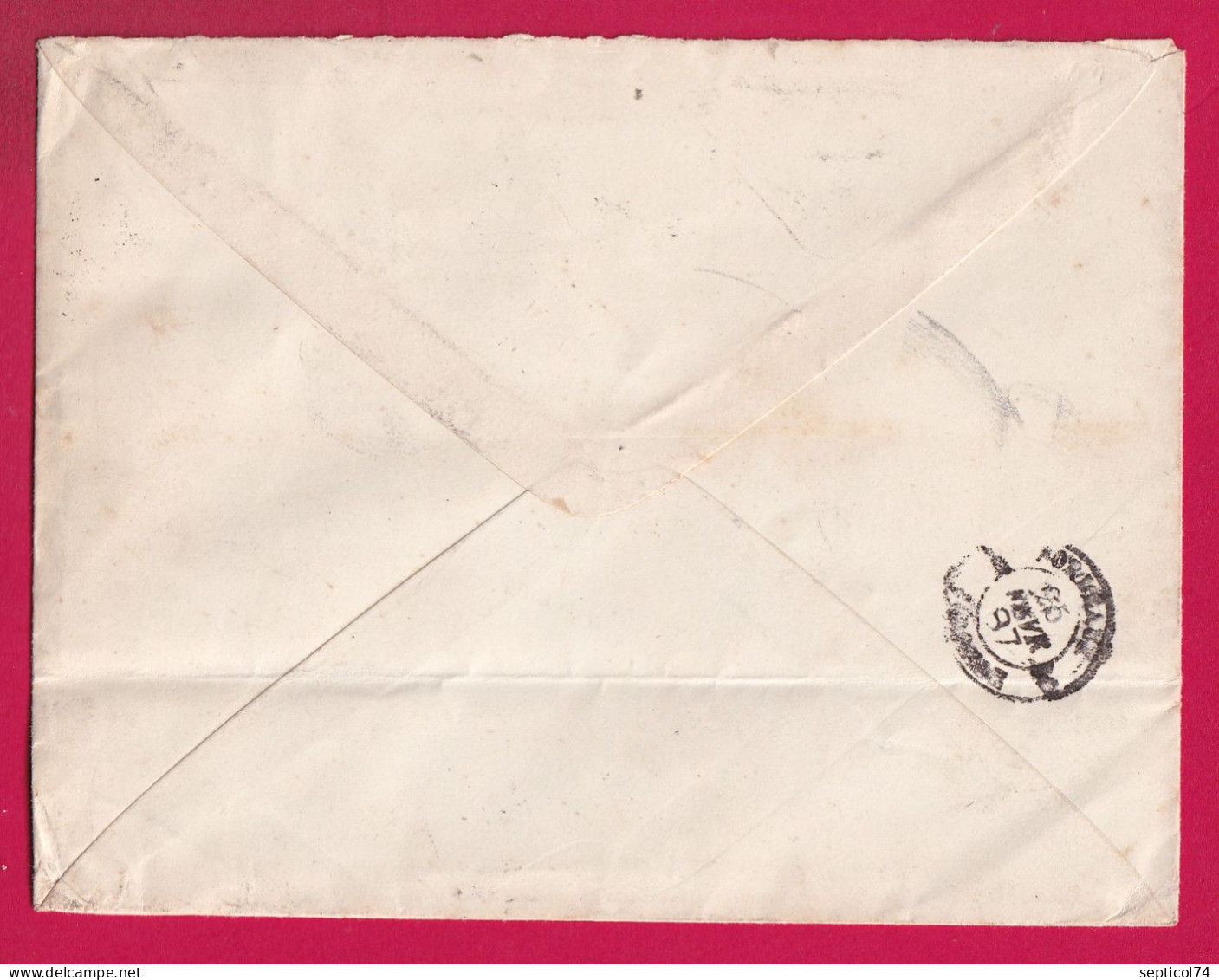 COLONIE GENERALE ALPHEE DUBOIS 25C CAYENNE GUYANE 1887 COL PAQ FR C N°1 POUR BORDEAUX LETTRE COVER - Lettres & Documents