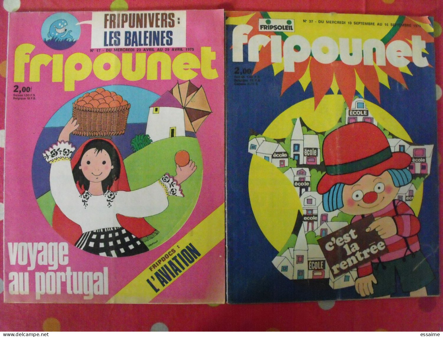 2 Fripounet De 1975. BD à Redécouvrir - Fripounet