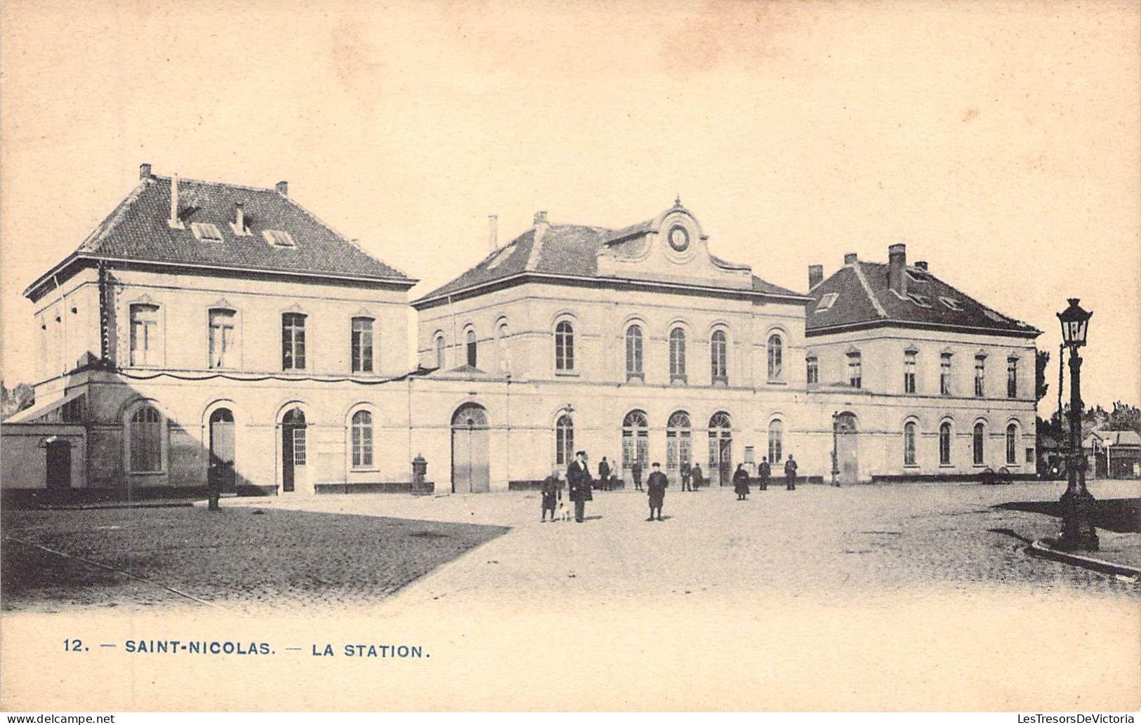 BELGIQUE - SAINT NICOLAS - La Station - Carte Postale Ancienne - Sint-Niklaas