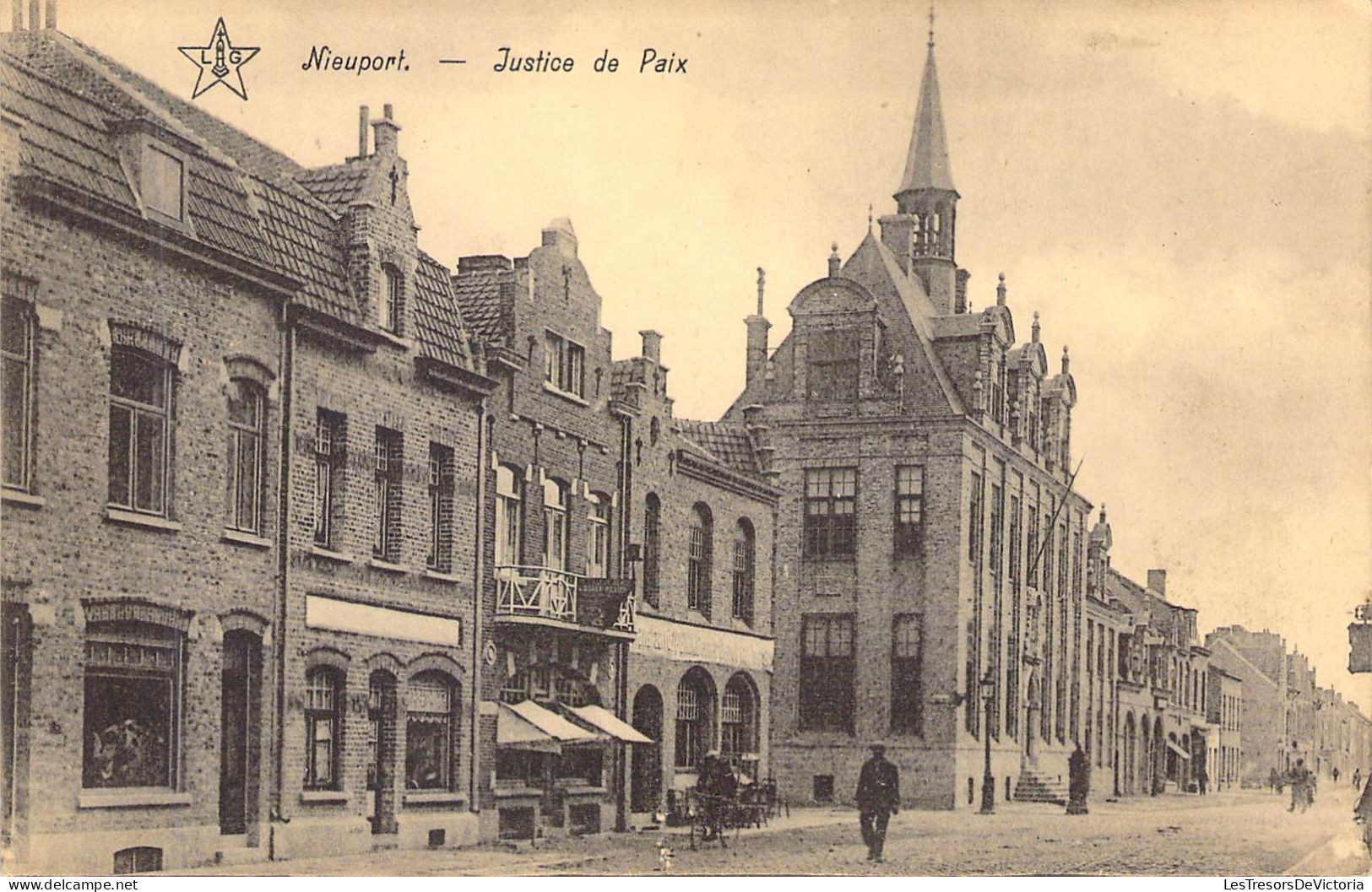 BELGIQUE - NIEUPORT - Justice De Paix - Carte Postale Ancienne - Nieuwpoort