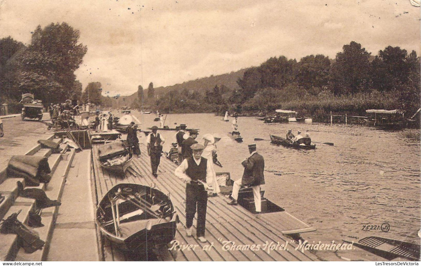 ANGLETERRE - Maidenhead - River At " Thames Hotel " - Carte Postale Ancienne - Andere & Zonder Classificatie