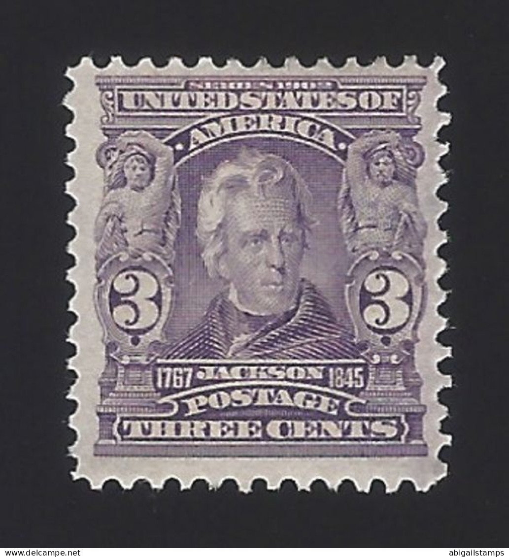 US #302 1902-03 Violet Wmk 191 Perf 12 MNH F-VF SCV $130 - Nuevos