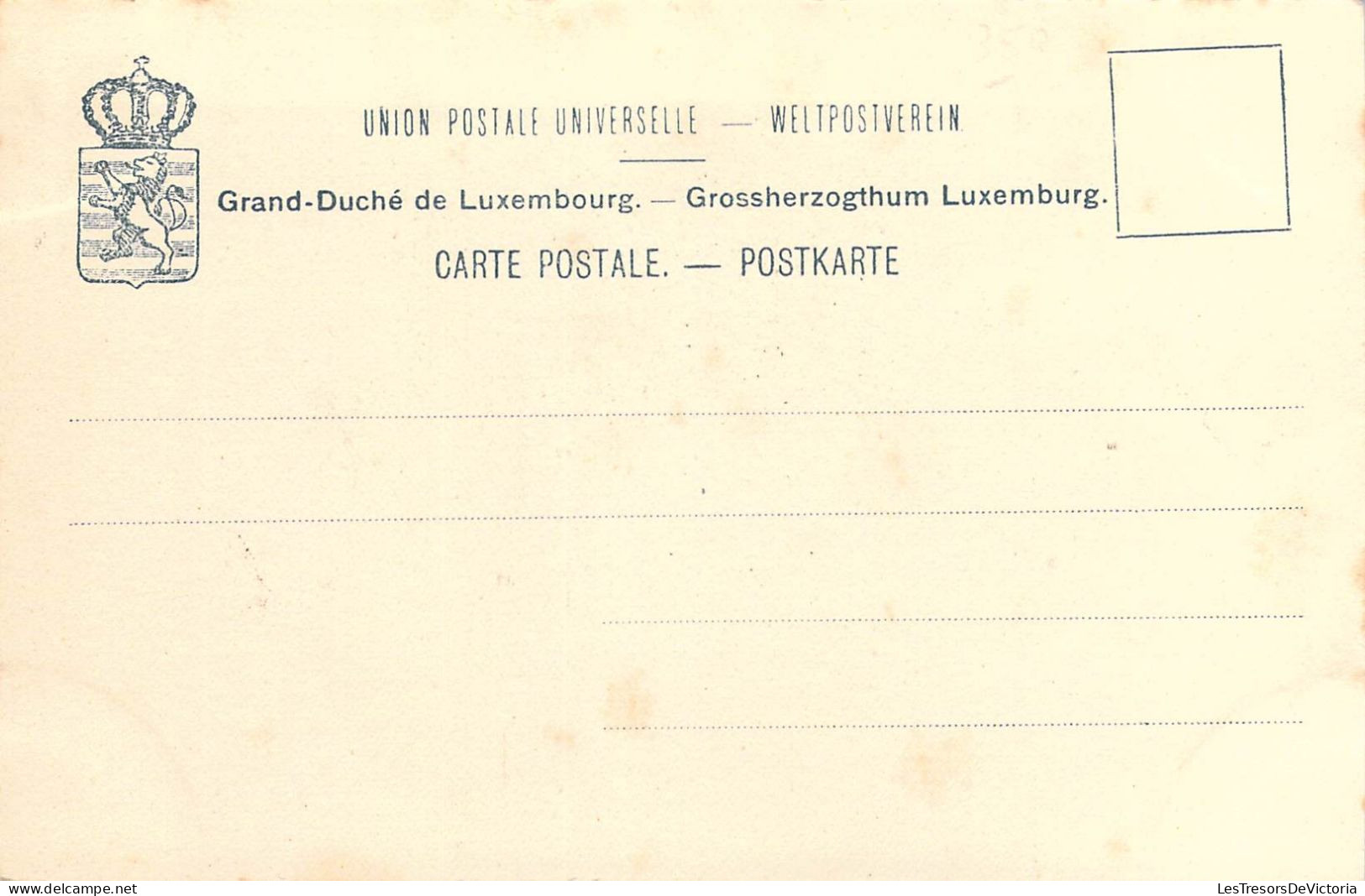 LUXEMBOURG - Vue Prise Du Fort Thüngen - Carte Postale Ancienne - Luxemburg - Stad