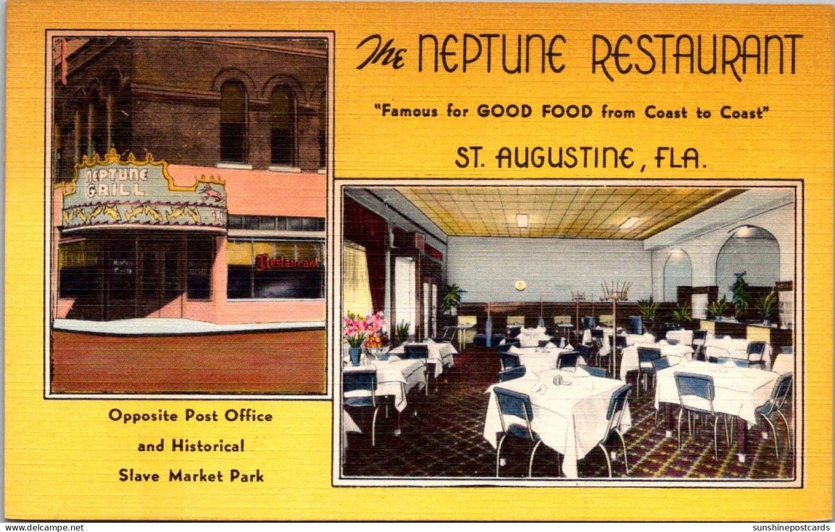 Florida St Augustine The Neptune Restaurant - St Augustine