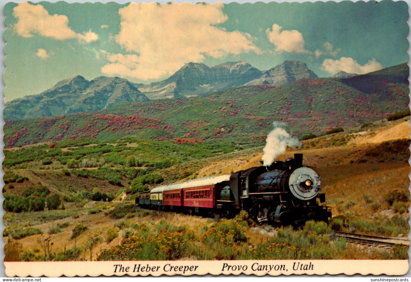 Utah Provo Train The Heber Creeper Locomotive #618 - Provo
