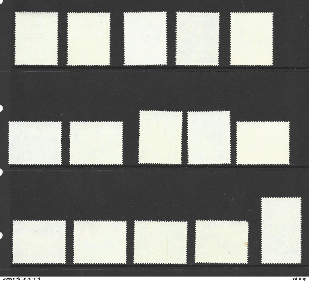 BIOT 1968 Overprints On Seychelles Definitives Set Of 15 MNH , 5R Faulty ,one Other With Gum Mark - Territoire Britannique De L'Océan Indien