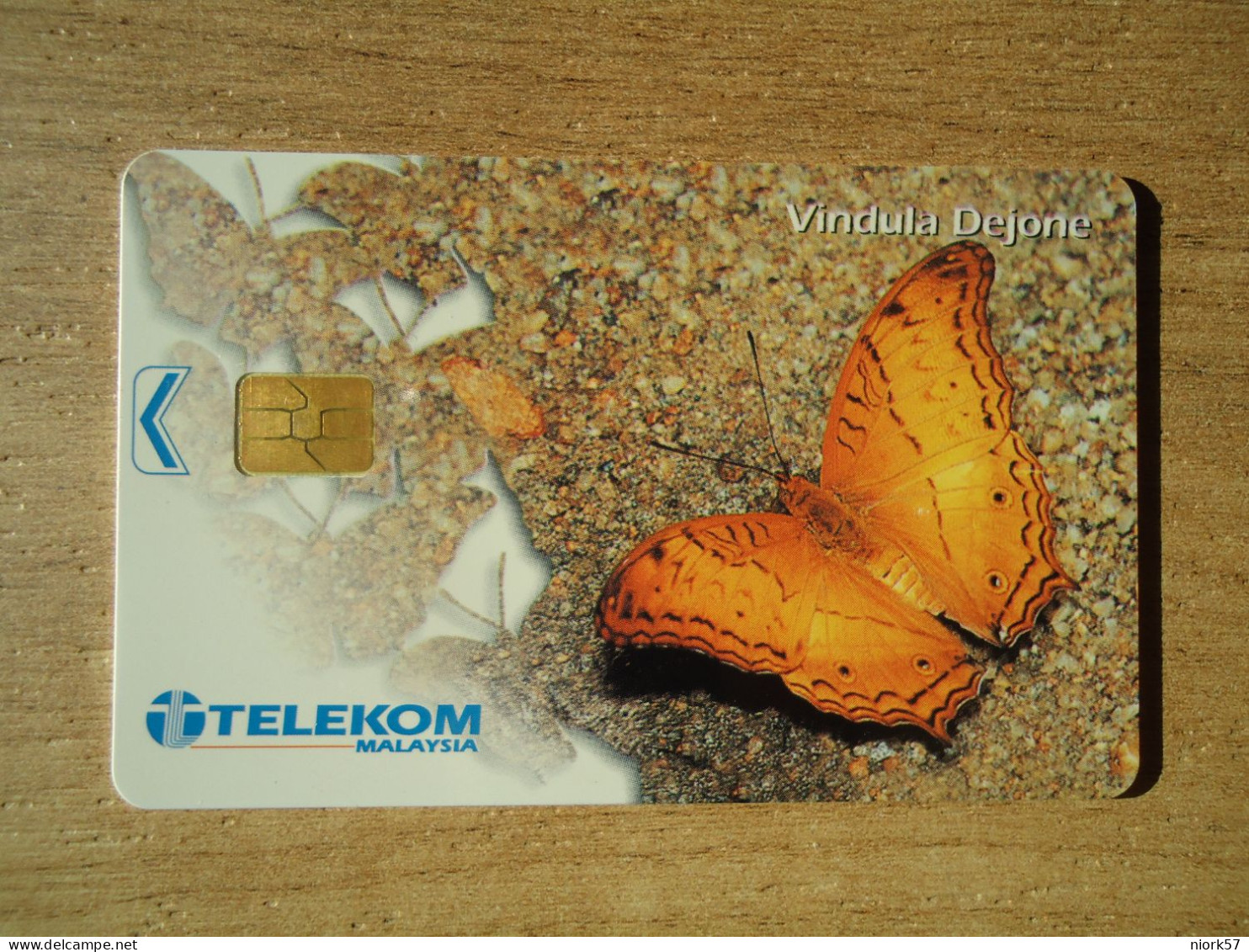MALAYSIA  USED CARDS  BUTTERFLIES - Papillons