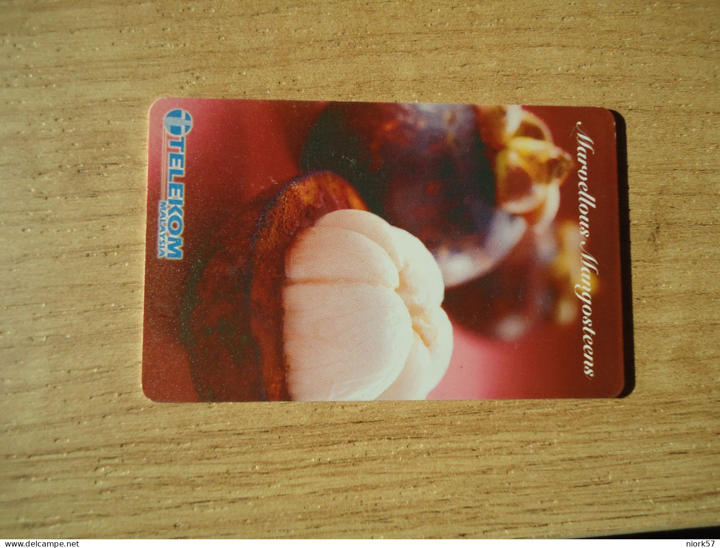 MALAYSIA  USED CARDS FOOD CONFECTIONERY - Alimentation