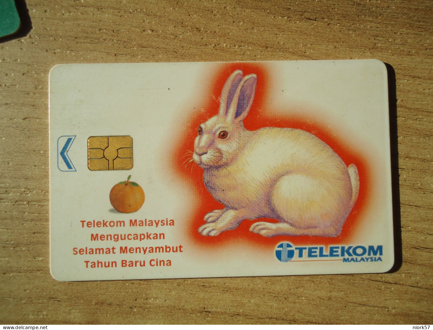MALAYSIA  USED CARDS ANIMALS RABBITS - Kaninchen