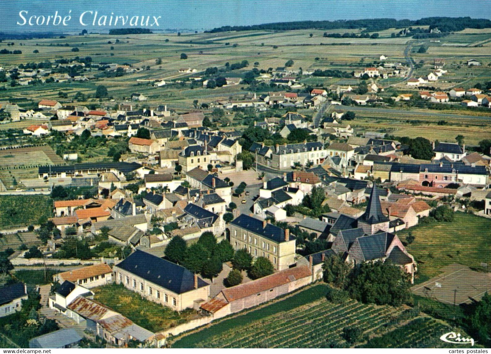 SCORBE CLAIRVAUX Vue Aérienne - Scorbe Clairvaux