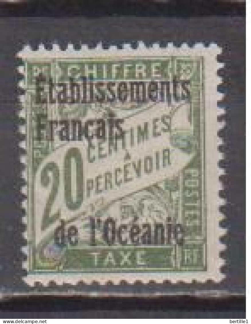 OCEANIE          N° YVERT  :   TAXE 3    NEUF SANS GOMME        ( S G     2 / 54  ) - Timbres-taxe