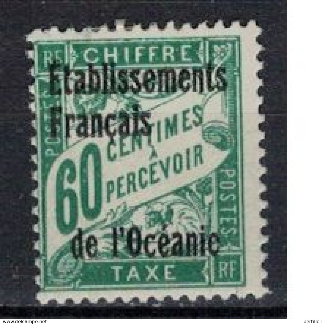 OCEANIE          N° YVERT  :   TAXE 6   NEUF SANS GOMME        ( S G     2 / 54  ) - Timbres-taxe