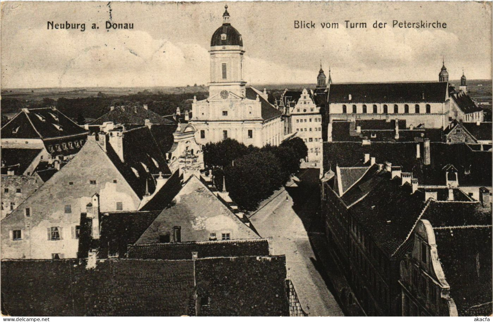 CPA AK Neuburg A.D. Blick Vom Turm Der Peterskirche GERMANY (875919) - Neuburg