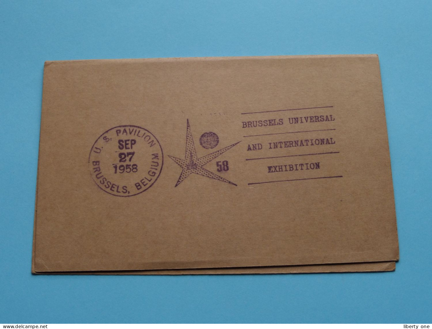 U.S. Pavilion > Brussels Belgium / INTERNATIONAL EXHIBITION ( Stamp Card  - Post Office Dpt. - C ) 1958 ! - 1958 – Brussels (Belgium)