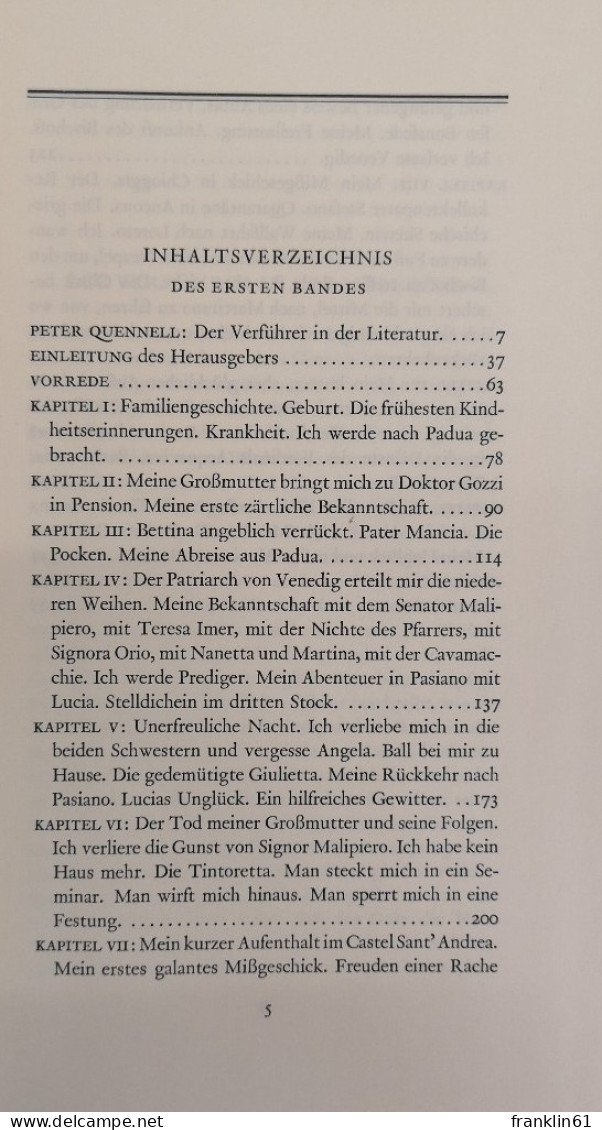 Geschichte Meines Lebens. In Zwölf Bänden. Komplett. - Poems & Essays