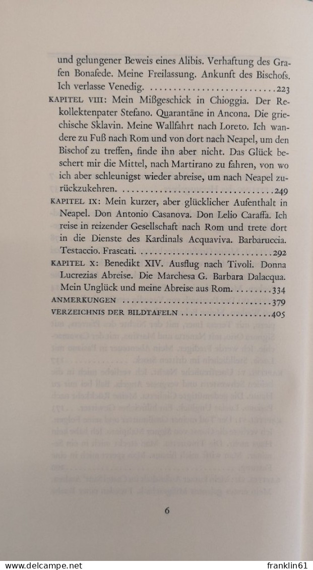 Geschichte Meines Lebens. In Zwölf Bänden. Komplett. - Poésie & Essais