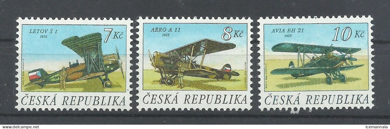 REPUBLICA  CHECA   YVERT  124/26     MNH  ** - Unused Stamps