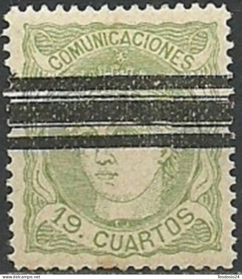 ESPAÑA 1870 Mi:ES 108, Edi:ES 114 - Used Stamps