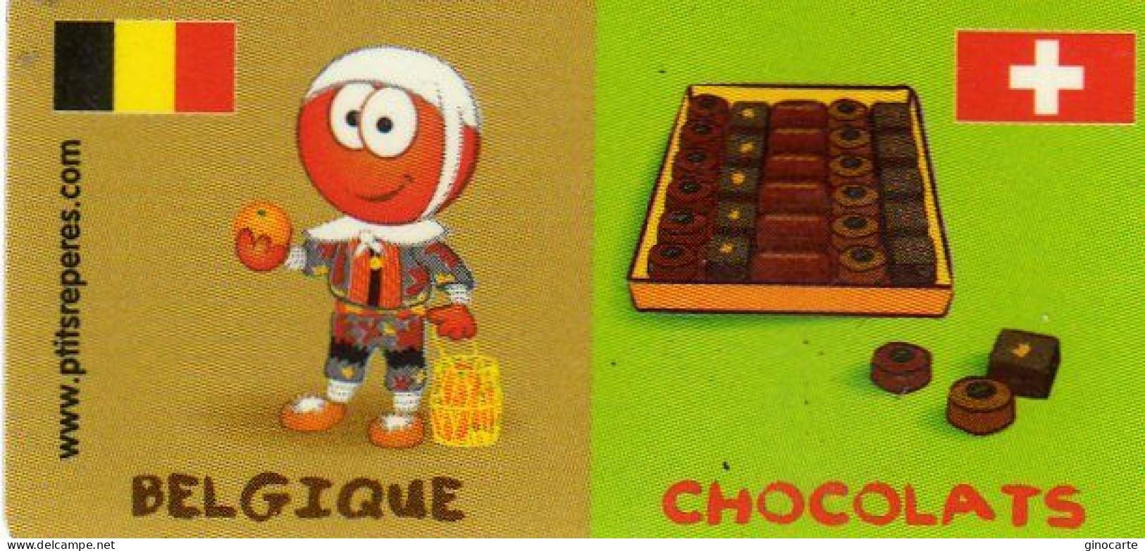 Magnets Magnet Leclerc Reperes Belgique Chocolat - Toerisme