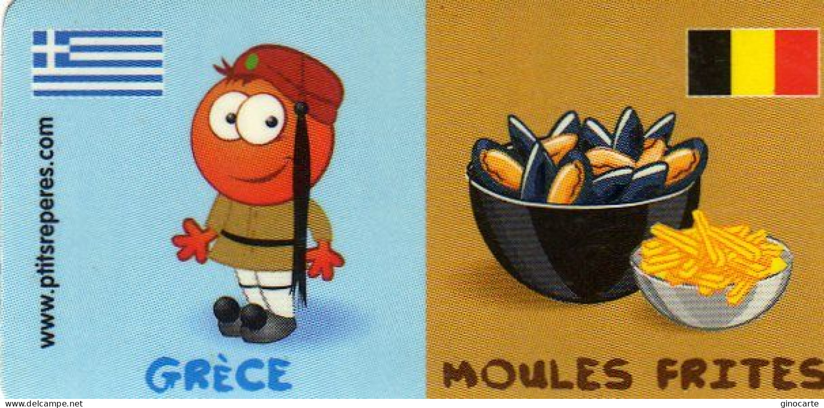 Magnets Magnet Leclerc Reperes Grece Moule Frite - Tourismus