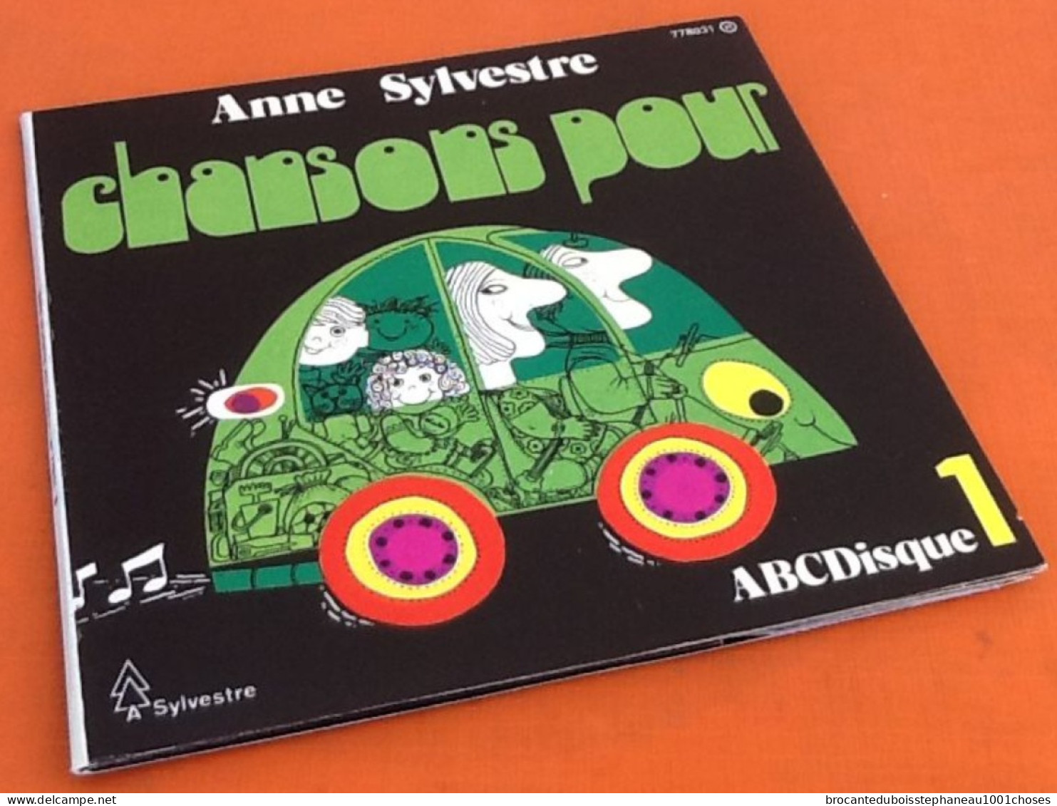 Livre-Disque  Vinyle 45 Tours  Anne Sylvestre  Chanson Pour être Sage En Voiture  (1970') - Kinderen