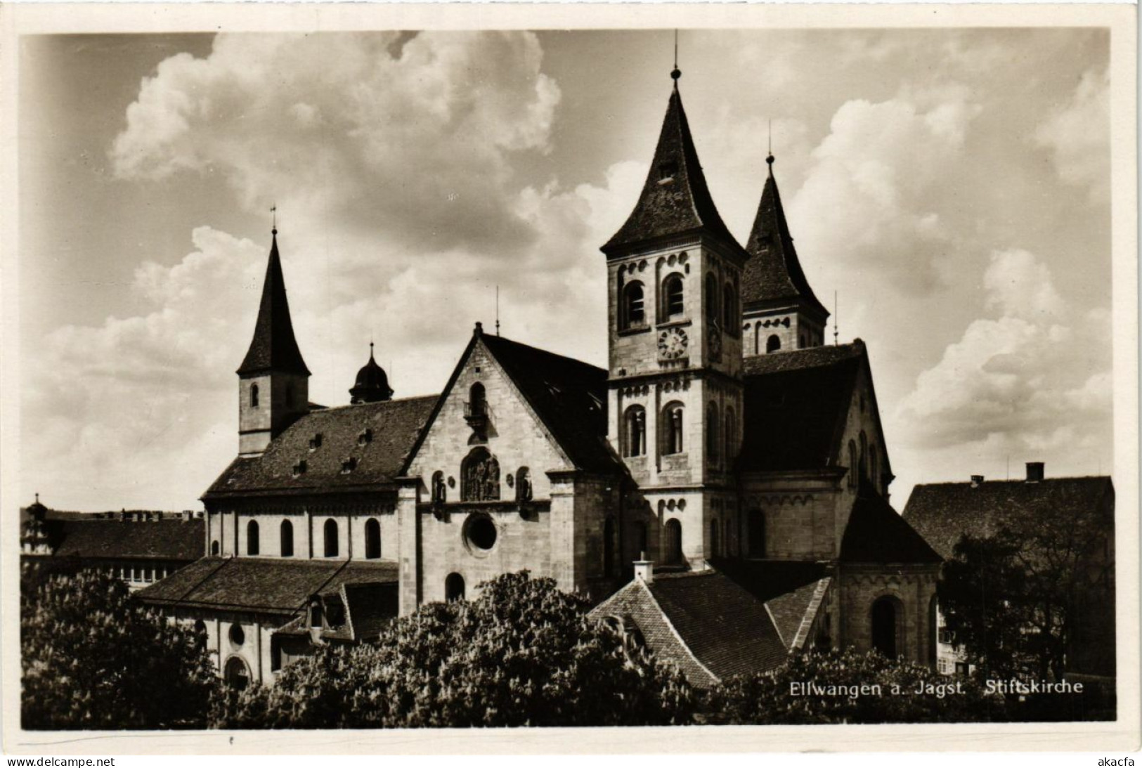 CPA AK Ellwangen A. D. Jagst – Stiftskirche GERMANY (857205) - Ellwangen