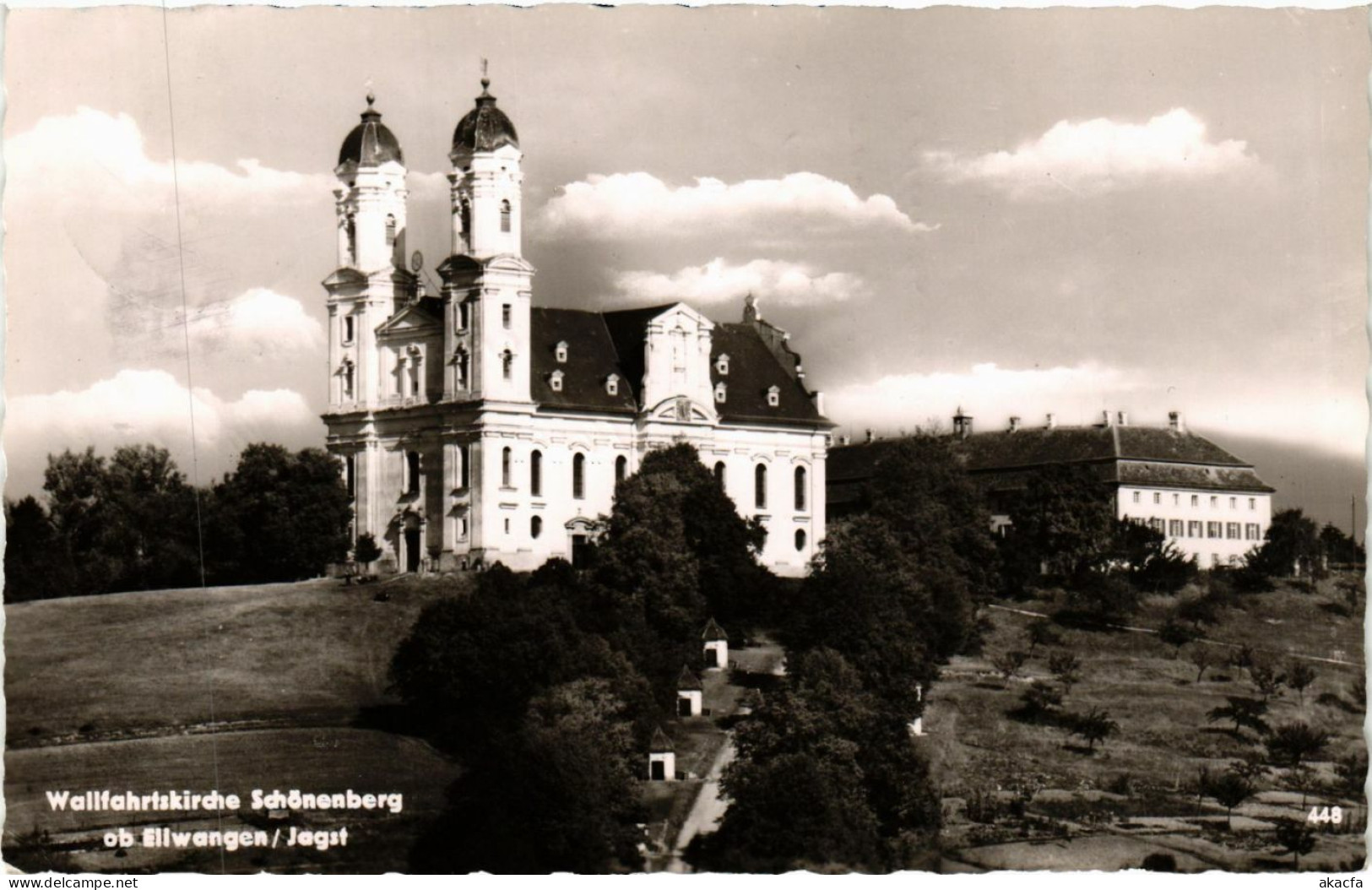 CPA AK Ellwangen – Jagst – Wallfahrtskirche Schönenberg GERMANY (857215) - Ellwangen