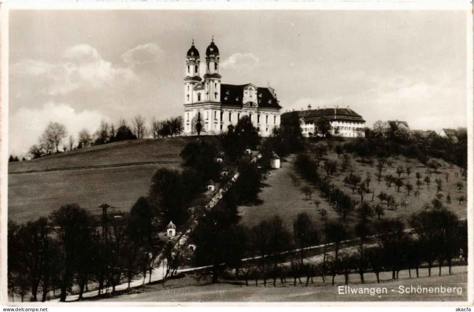 CPA AK Ellwangen – Schönenberg – Kirche GERMANY (857224) - Ellwangen