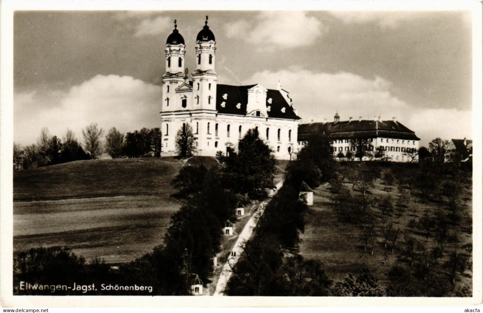 CPA AK Ellwangen – Jagst – Schönenberg – Kirche GERMANY (857230) - Ellwangen