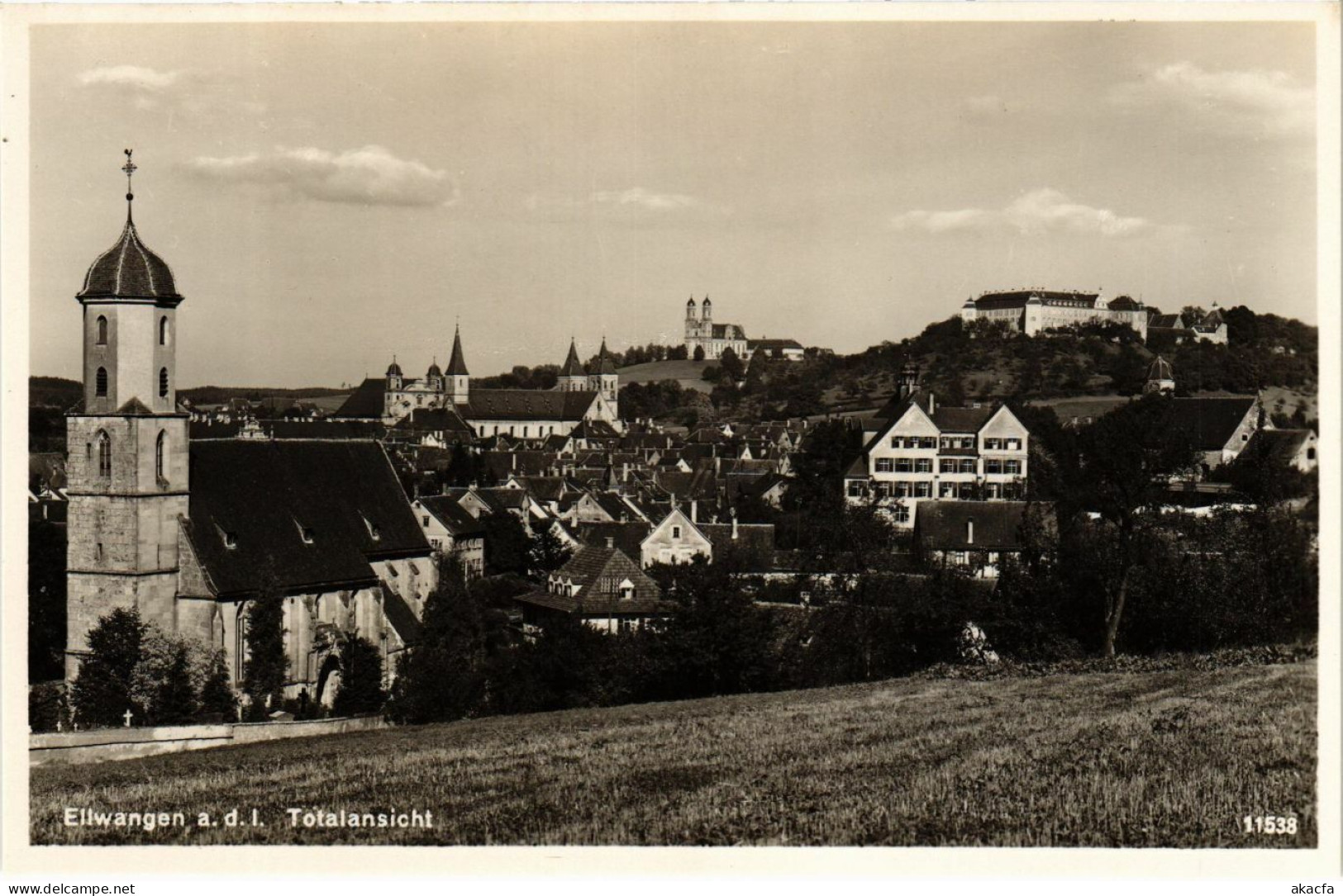 CPA AK Ellwangen - Totalansicht GERMANY (857234) - Ellwangen