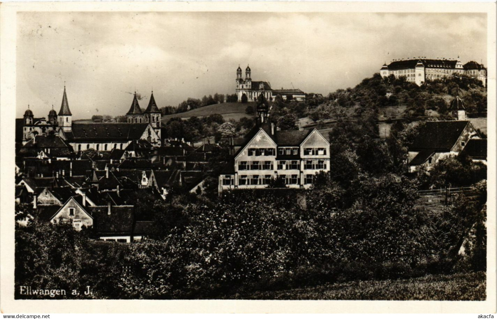 CPA AK Ellwangen A. Jagst – Panorama GERMANY (857256) - Ellwangen