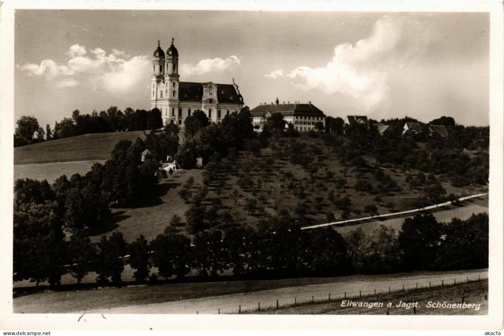 CPA AK Ellwangen A. Jagst – Schönenberg – Kirche GERMANY (857290) - Ellwangen