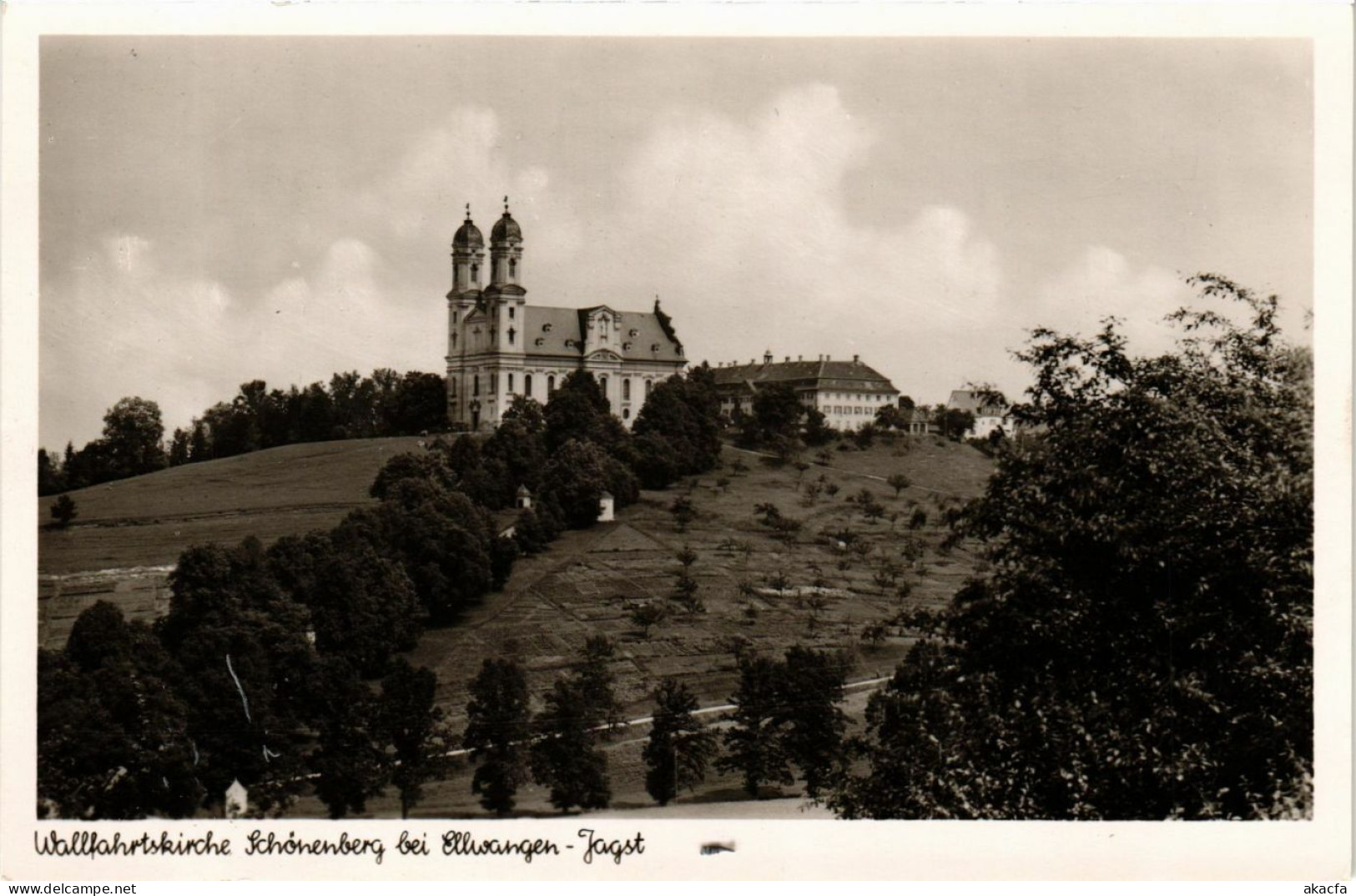 CPA AK Ellwangen – Jagst – Wallfahrtskirche Schönenberg GERMANY (857289) - Ellwangen