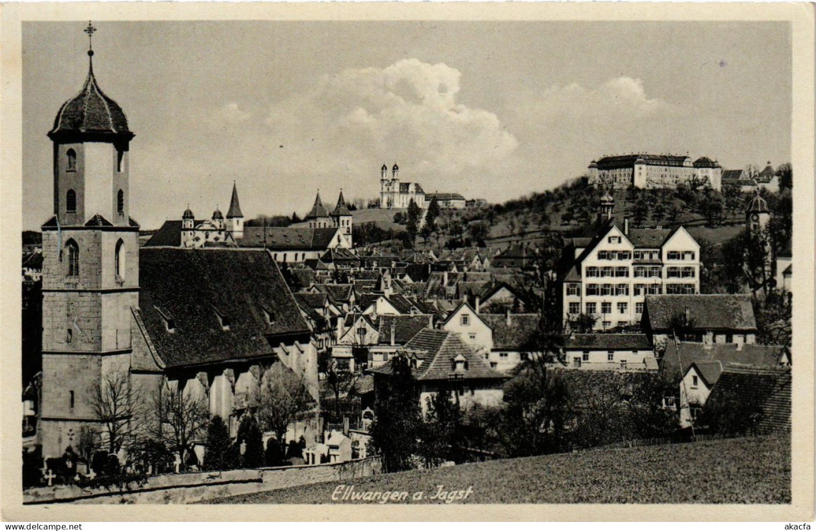 CPA AK Ellwangen A. Jagst – Panorama GERMANY (857297) - Ellwangen