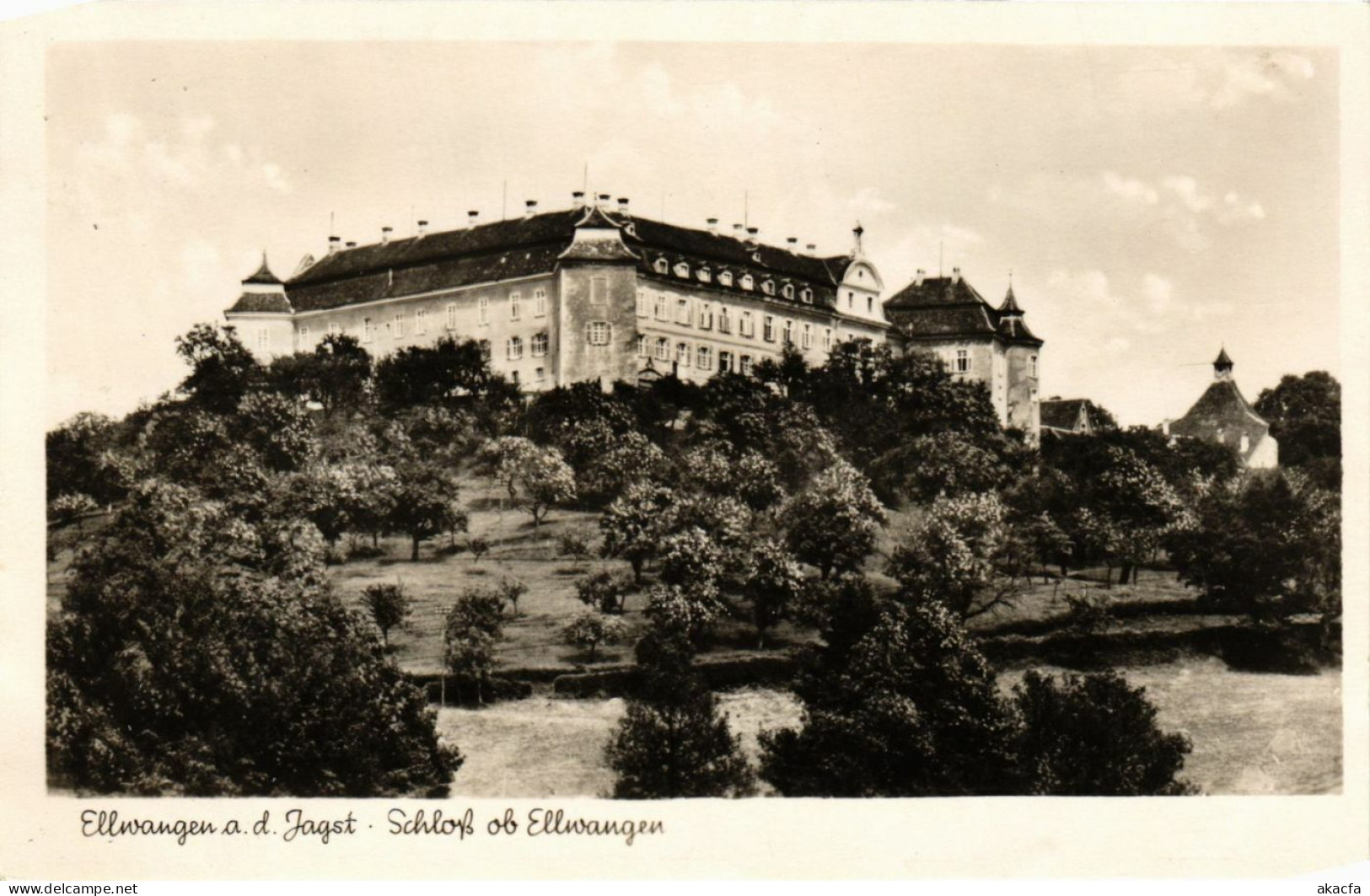 CPA AK Ellwangen A. D. Jagst – Schloss Ob Ellwangen GERMANY (857302) - Ellwangen