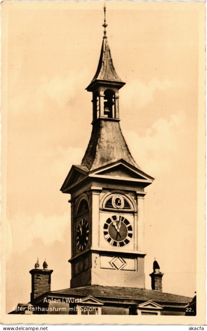 CPA AK Aalen I. Württ. - Alter Rathausturm Mit Spion GERMANY (857460) - Aalen