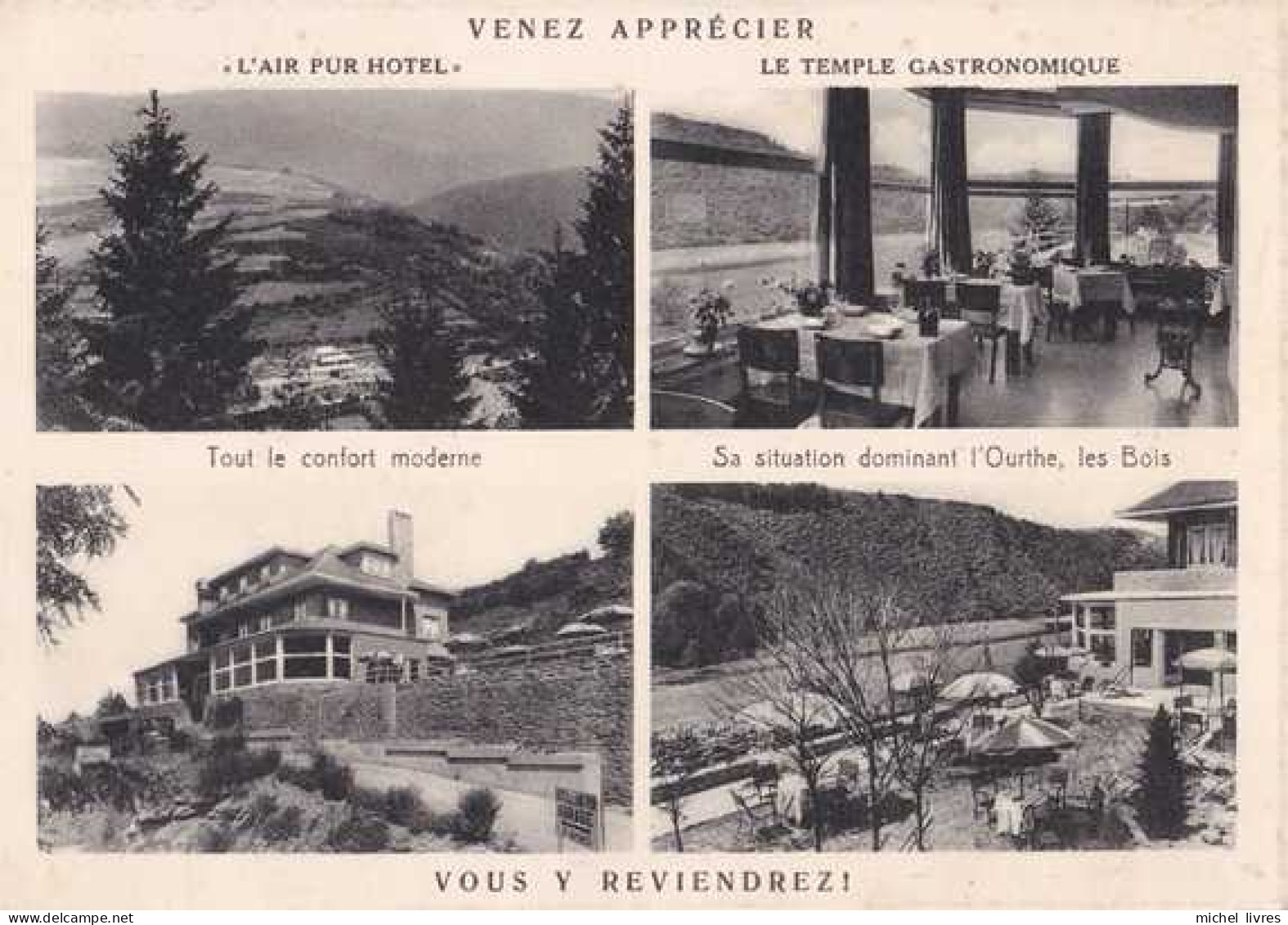 La Roche - Laroche - Hôtel De L'Air Pur - Prop J Dubois - Pas Circulé - Multivues - TBE - La-Roche-en-Ardenne