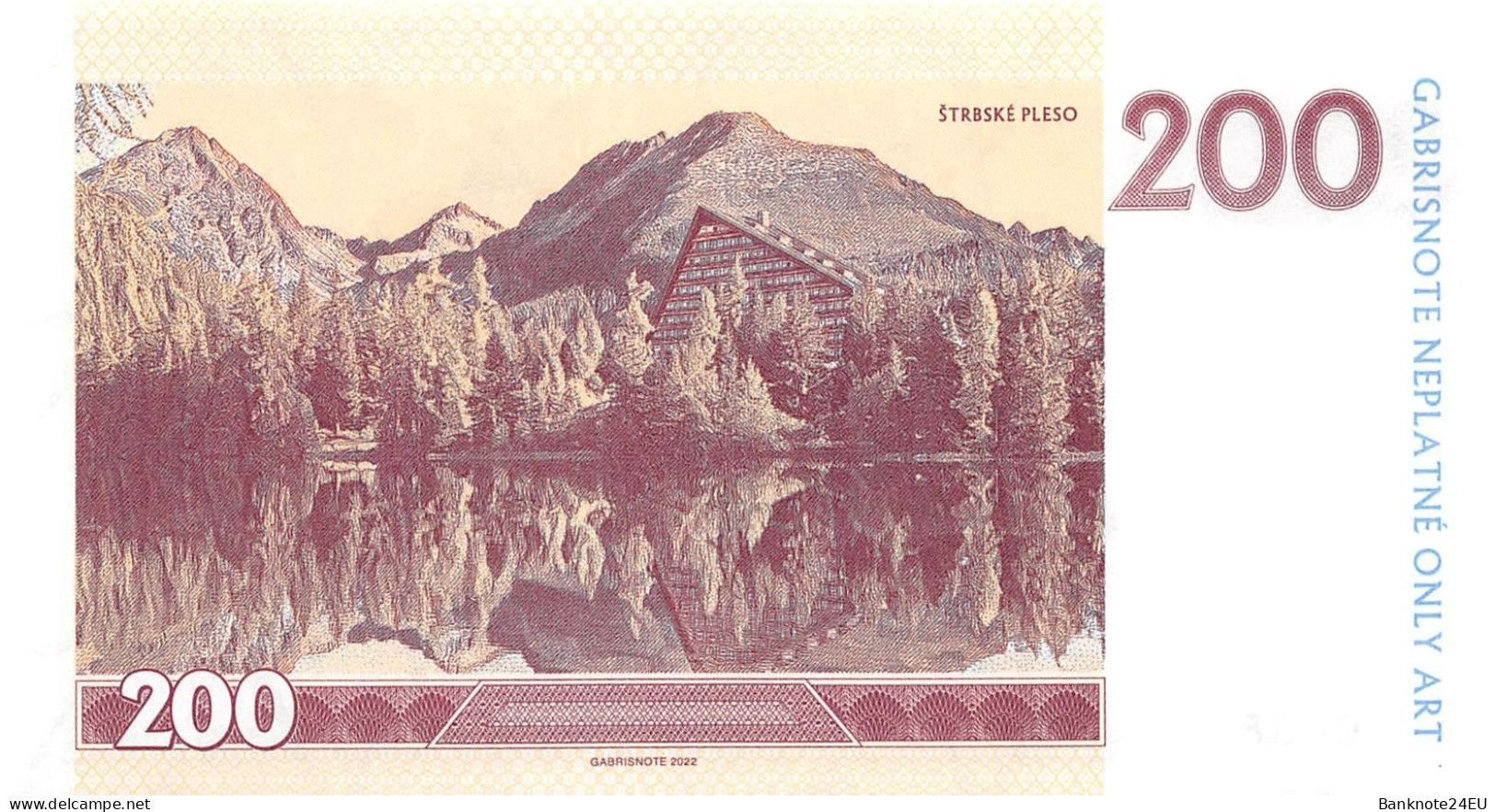 Slovakia 50-100-200 Halierov 2022 Unc Specimen