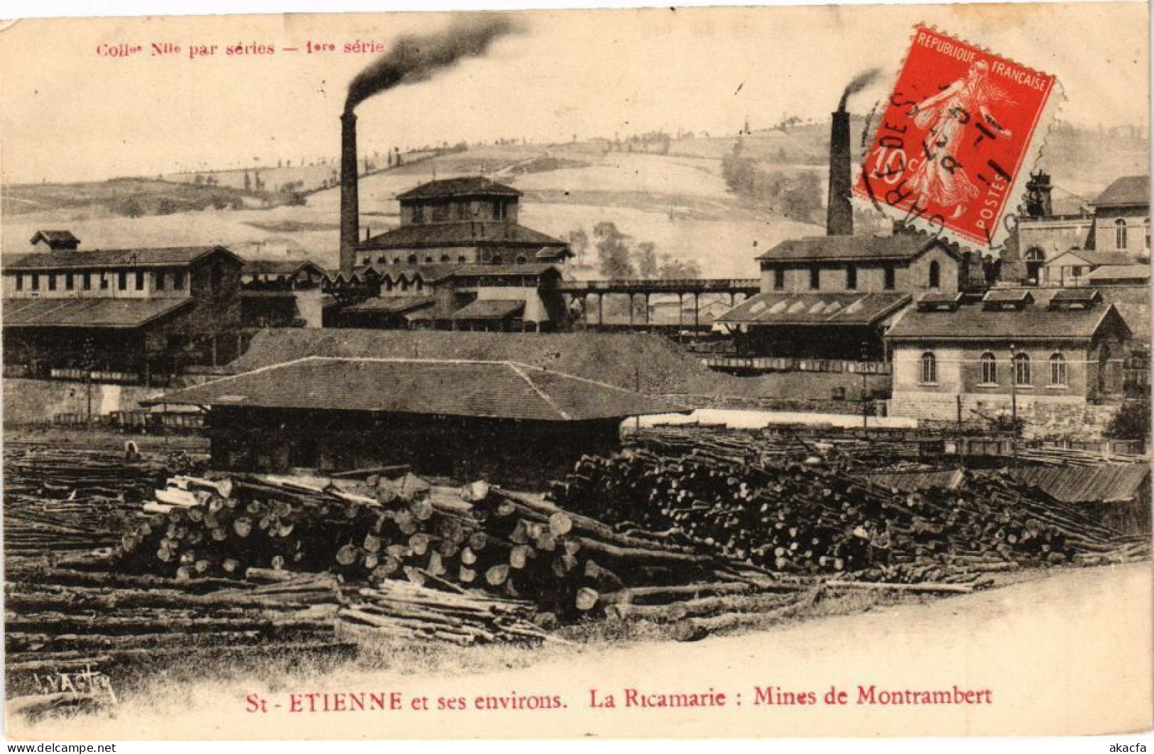 CPA AK St-ÉTIENNE Et Ses Environs La Ricamarie Mines De MONTRAMBERT (226480) - Saint Just Saint Rambert