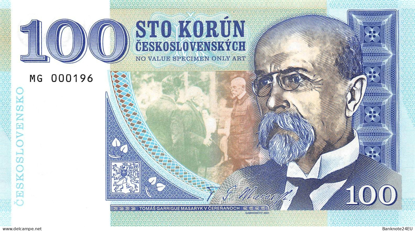 Slovakia 100 Korun 2021 Unc Specimen - Specimen